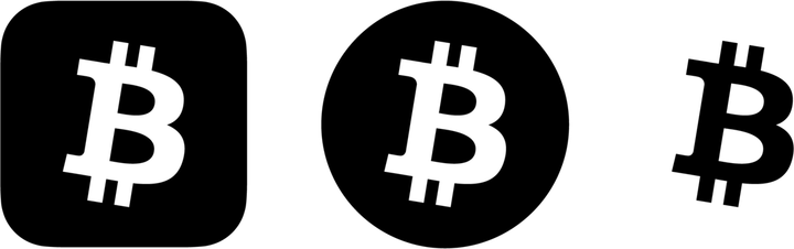 Bitcoin Logo Black PNG