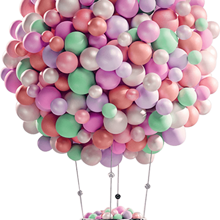 Hot Pink Balloon PNG