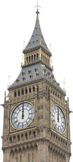 London Clock Tower PNG