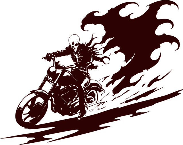 Ghost Rider Bike PNG