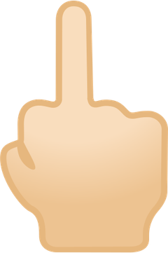 Middle Finger Emoji PNG