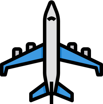 Animated Airplane PNG