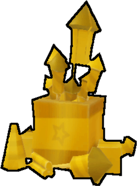 Gold Fireworks PNG