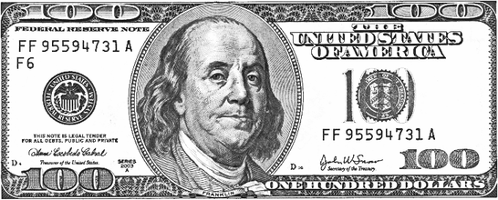 100 Dollar Bill PNG
