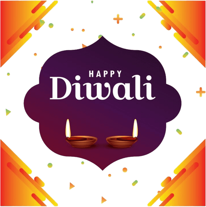 Diwali Wishes Banner PNG