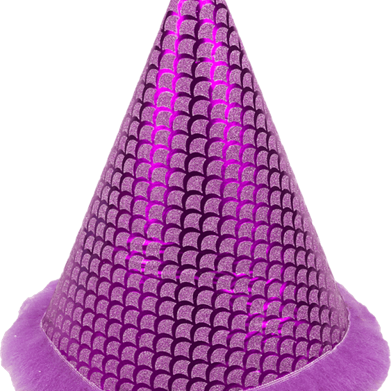 Birthday Hat Purple PNG