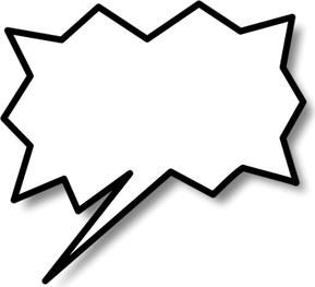 Comic Book Text Bubble PNG