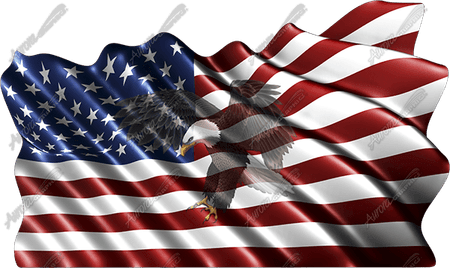 Ripped American Flag PNG
