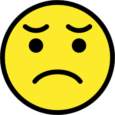 Disappointed Emoji PNG