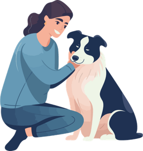 Petting Dog PNG