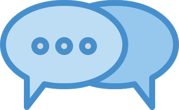 Double Text Bubble PNG
