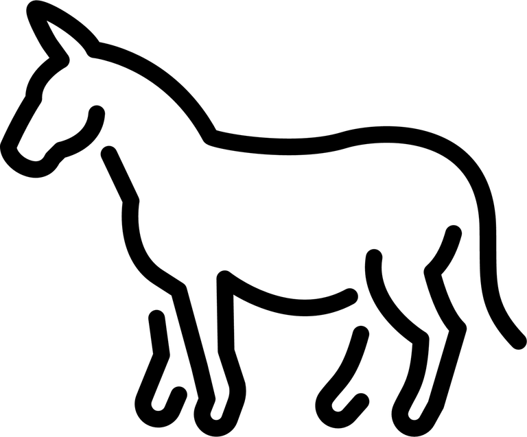 Donkey Emoji PNG