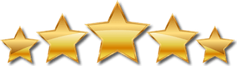 5 Star Rating PNG