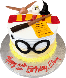 Harry Potter Birthday Cake PNG