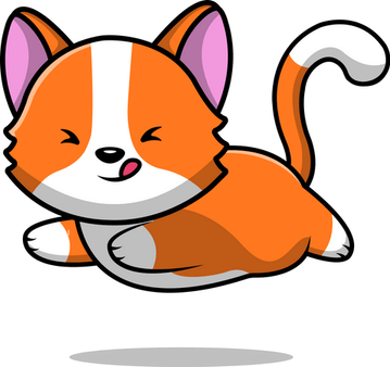 Running Cat PNG