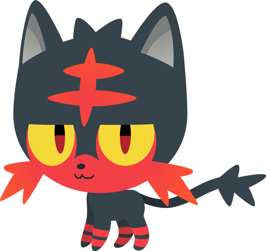 Litten Pokemon PNG