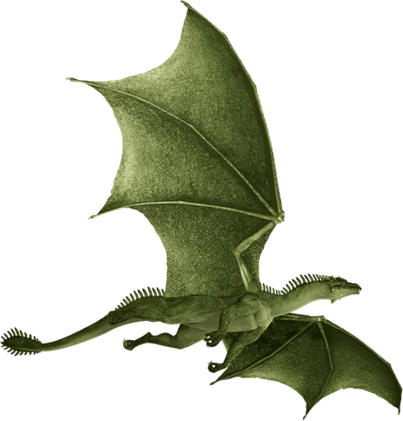 Ancient Green Dragon PNG