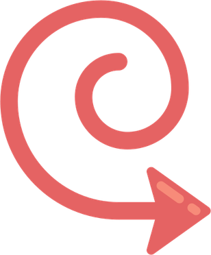 Spiral Arrow PNG