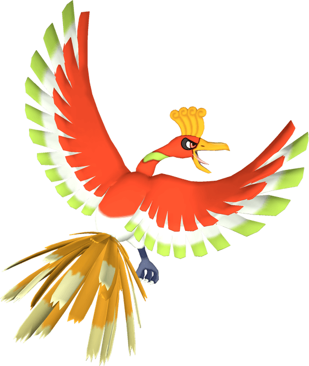 Ho Oh Pokemon PNG