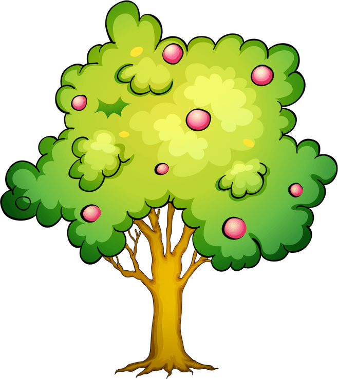 Cartoon Mango Tree PNG