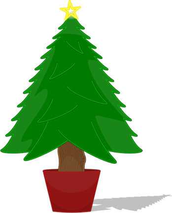 8bit Christmas Tree PNG