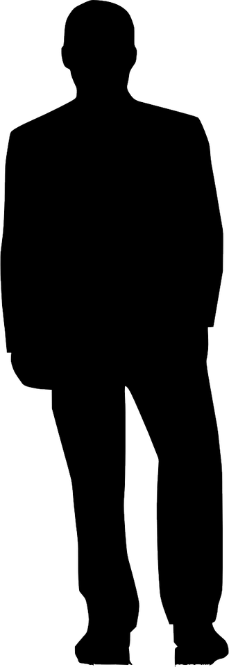 Human Figure Black PNG