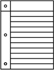 Lined Paper PNG