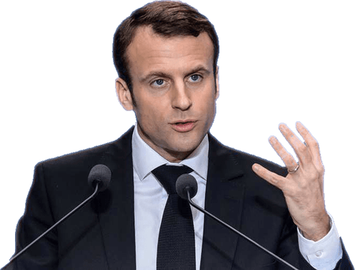Emmanuel Macron PNG