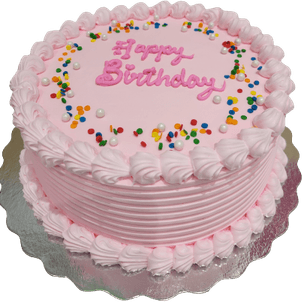 Pink Birthday Cake PNG