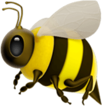 Bee Emoji PNG