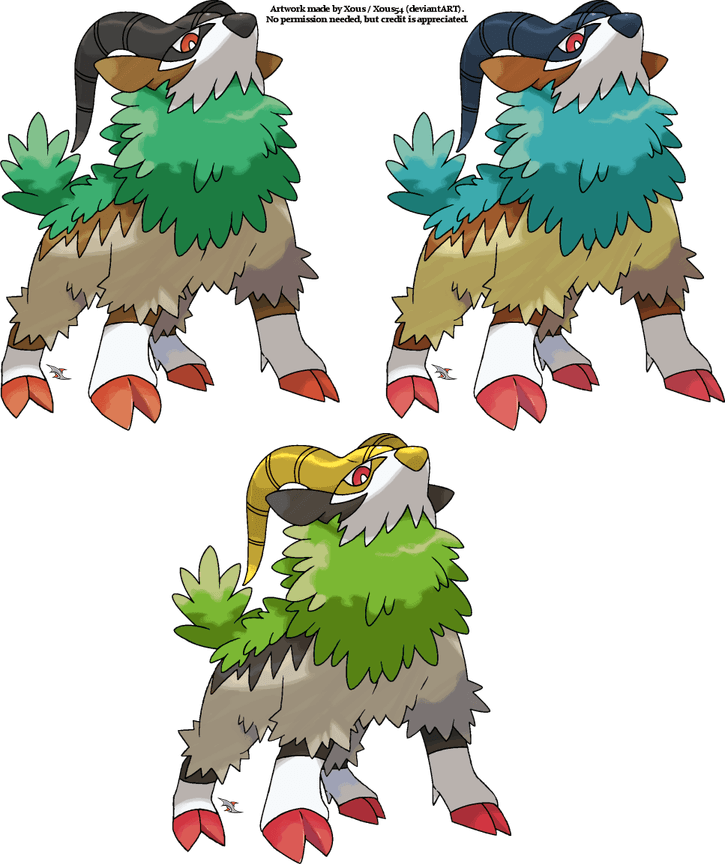 Gogoat Pokemon PNG