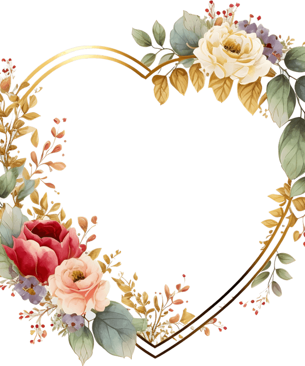Heart Flower PNG