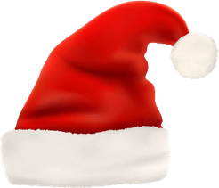 Hanging Santa Hat PNG