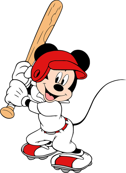 Mickey Mouse Baseball PNG