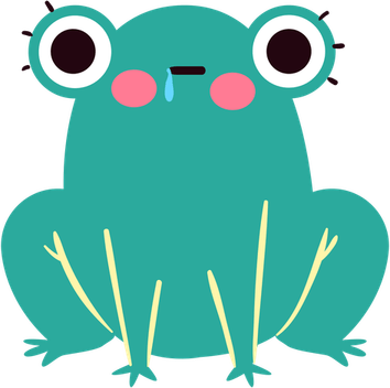 Cute Frog PNG
