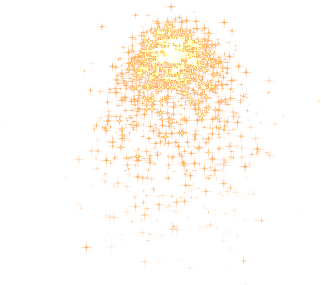 Golden Glitter PNG