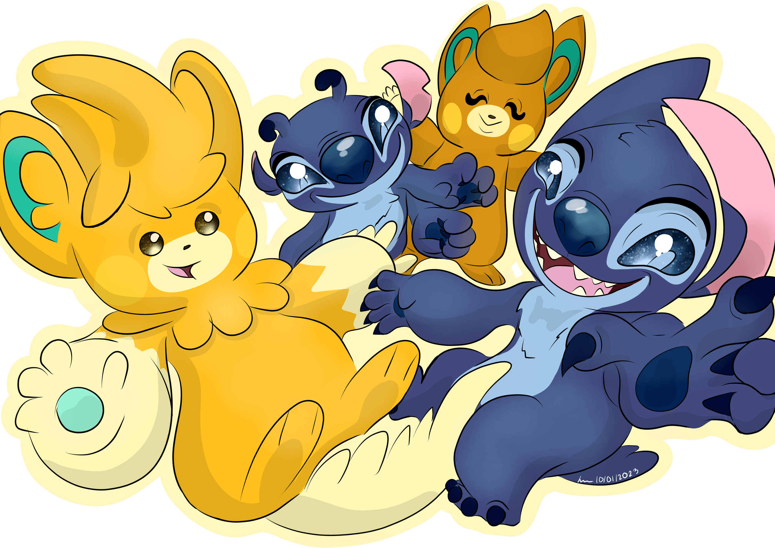 Baby Stitch PNG