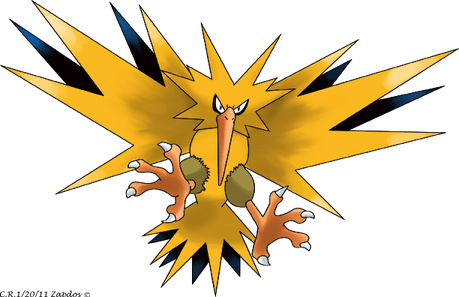 Zapdos Pokemon PNG