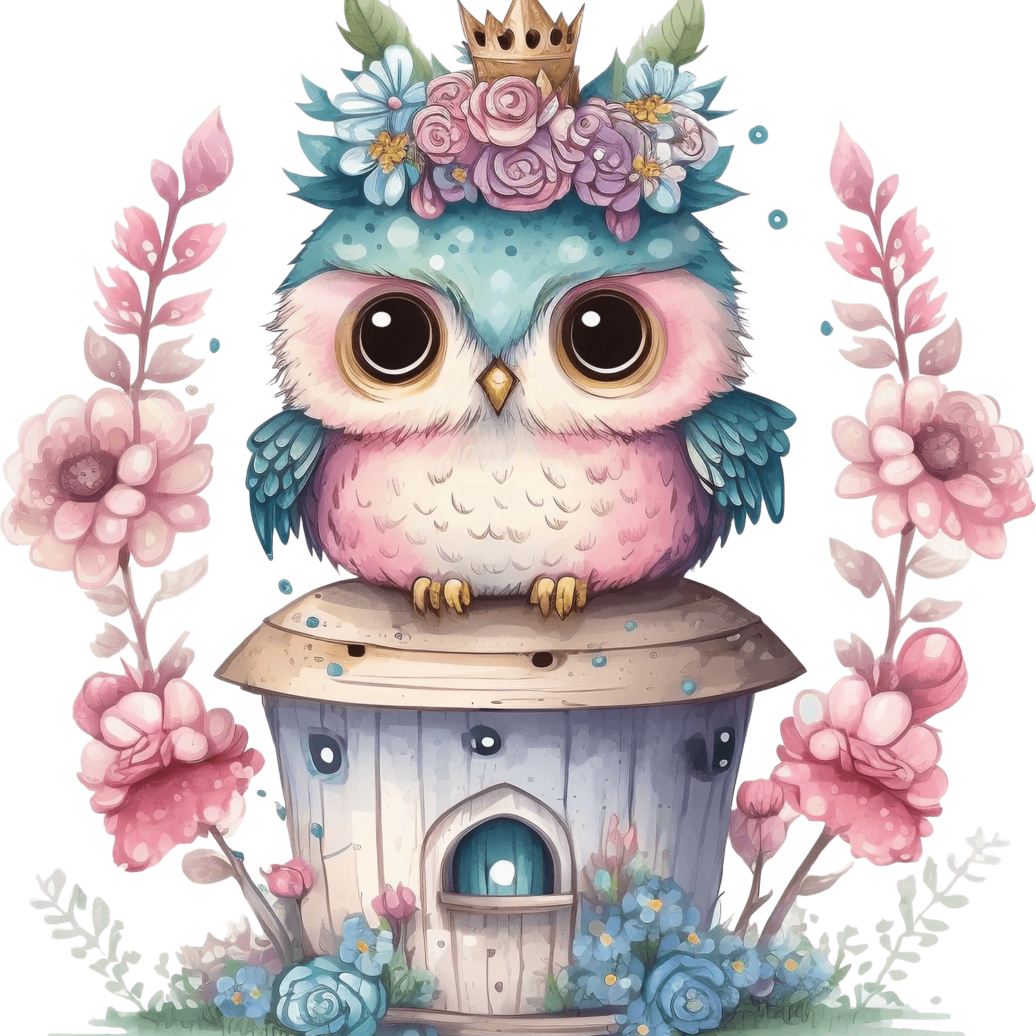 Watercolor Stitch PNG
