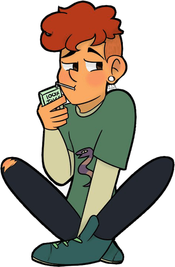 Unhappy Guy PNG