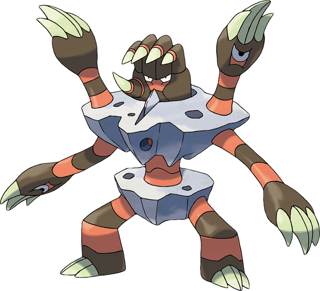 Barbaracle Pokemon PNG