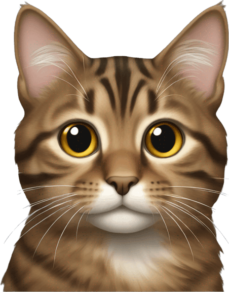 Brown Tabby Cat PNG