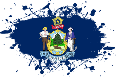 Maine Flag PNG
