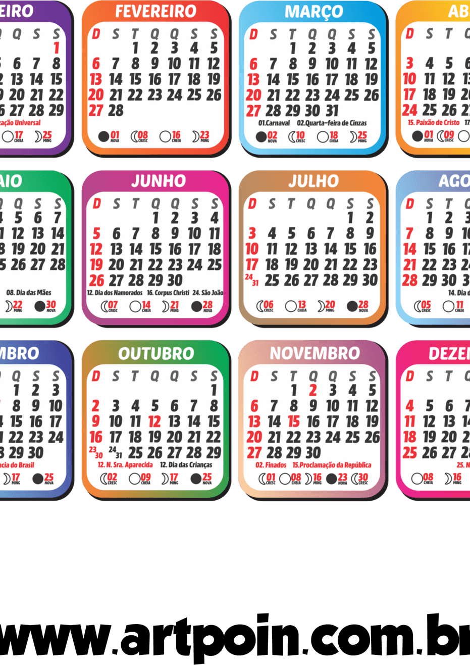 Calendario PNG