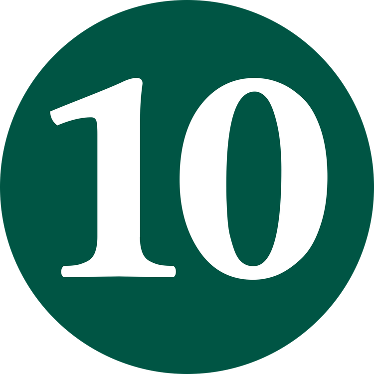 10 Number PNG