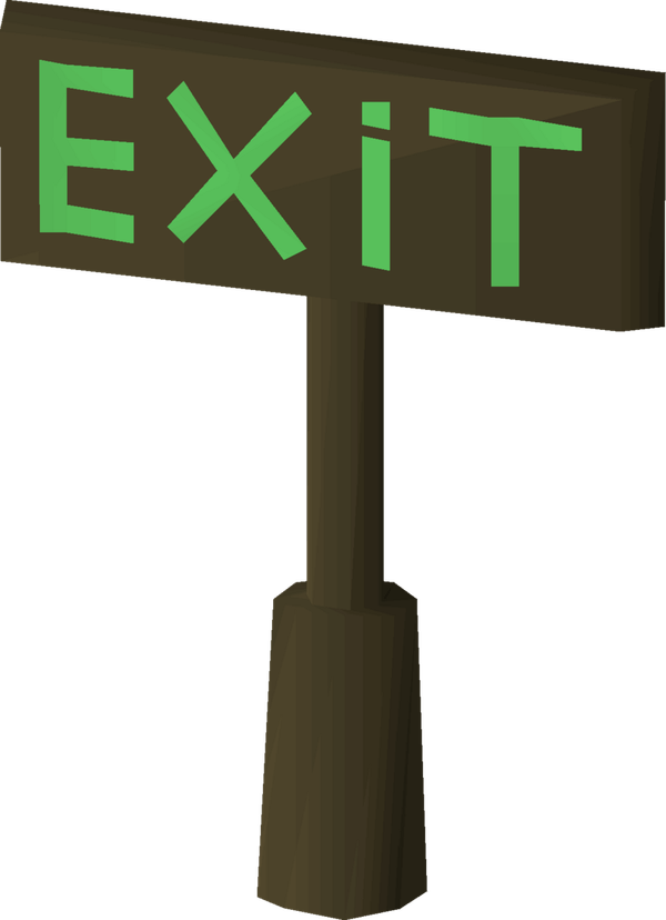 Exit Sign PNG