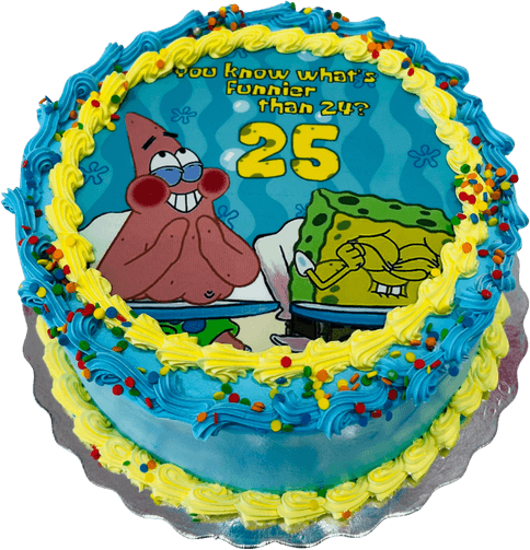 Spongebob Cake PNG