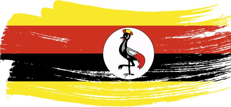 Uganda Flag PNG