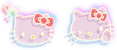 Hello Kitty Heart Eyes PNG