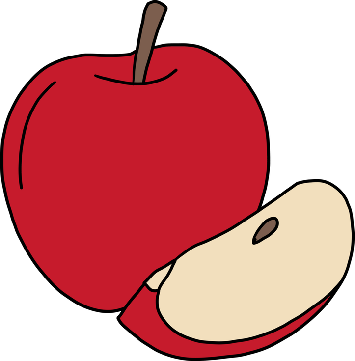 Apple Drawing PNG